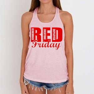 Red Friday Women's Knotted Racerback Tank