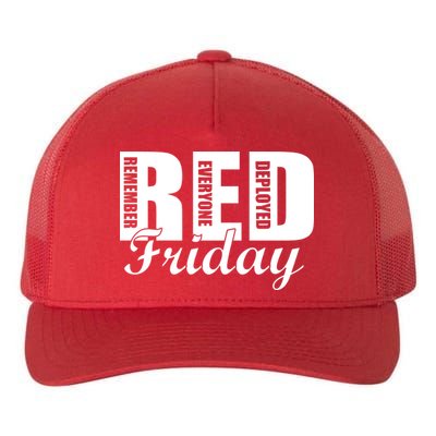 Red Friday Yupoong Adult 5-Panel Trucker Hat