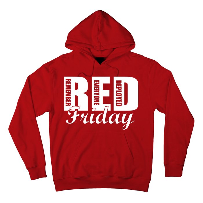 Red Friday Hoodie