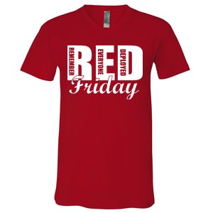 Red Friday V-Neck T-Shirt