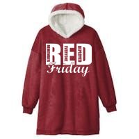 Red Friday Hooded Wearable Blanket