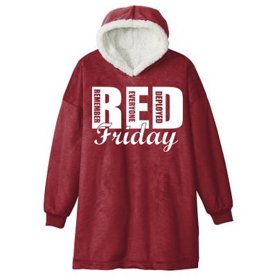 Red Friday Hooded Wearable Blanket