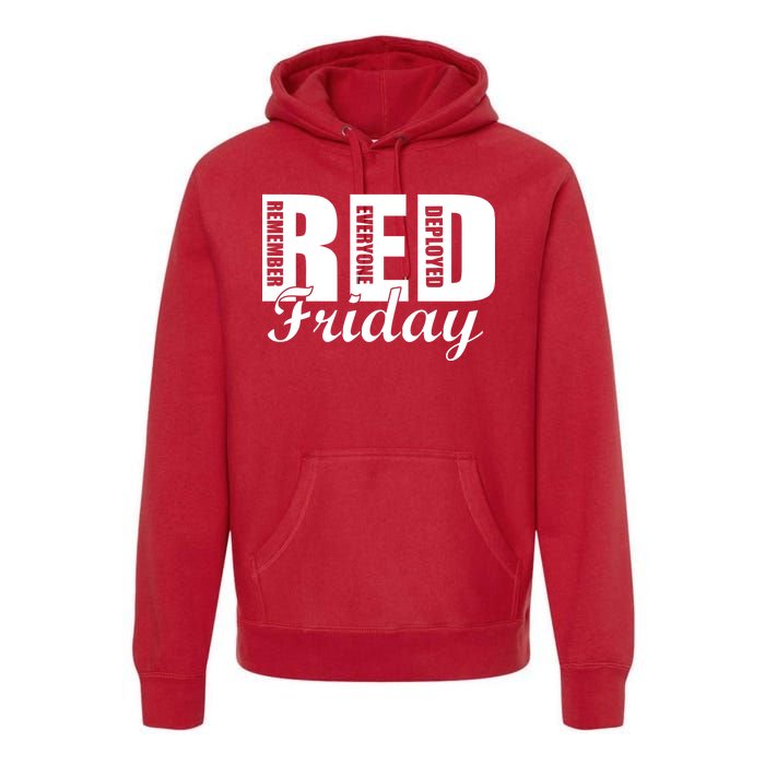 Red Friday Premium Hoodie