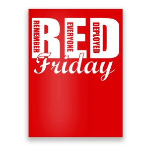 Red Friday Poster