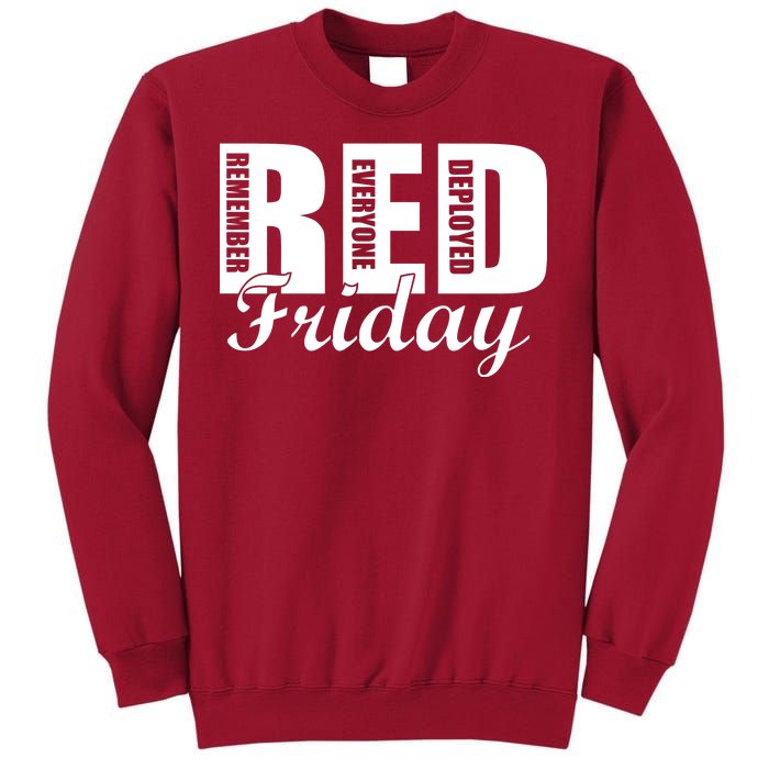 Red Friday Tall Sweatshirt