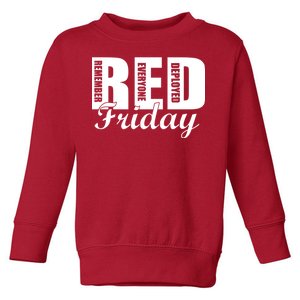 Red Friday Toddler Sweatshirt