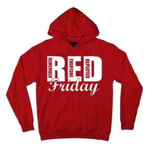 Red Friday Tall Hoodie