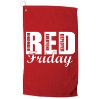 Red Friday Golf Towel