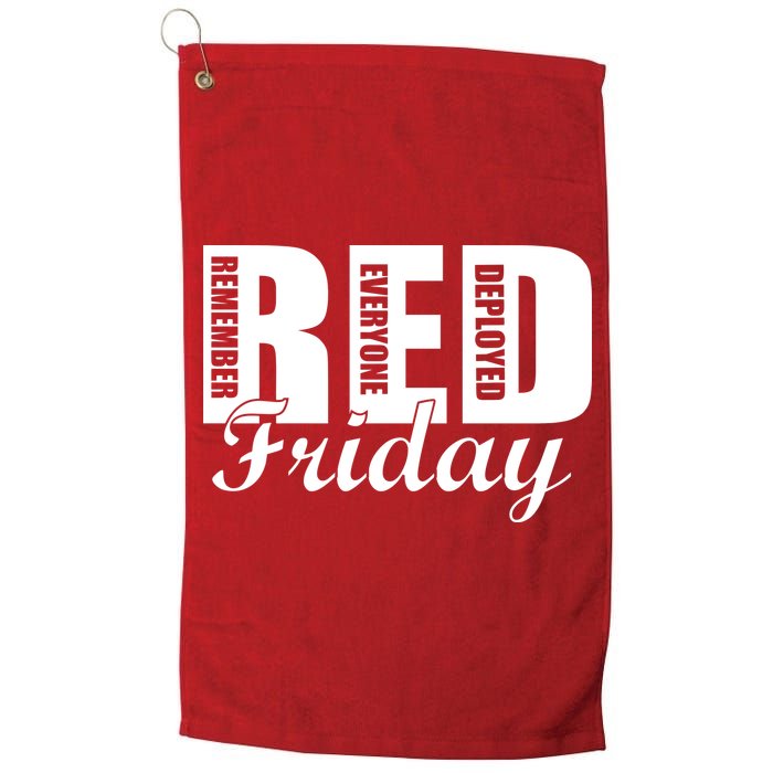 Red Friday Golf Towel
