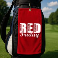 Red Friday Golf Towel