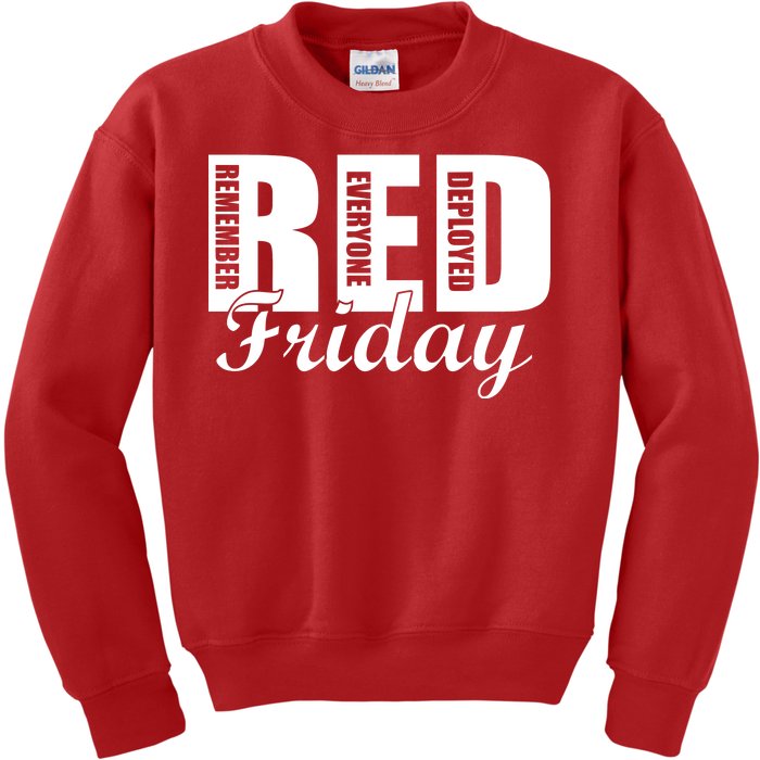 Red Friday Kids Sweatshirt