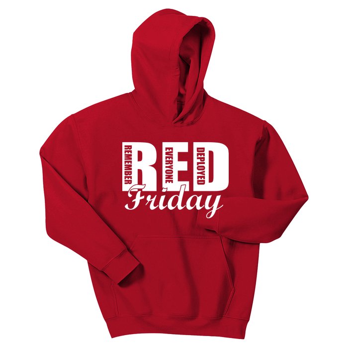 Red Friday Kids Hoodie