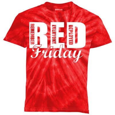 Red Friday Kids Tie-Dye T-Shirt