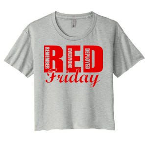 Red Friday Women's Crop Top Tee