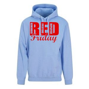 Red Friday Unisex Surf Hoodie