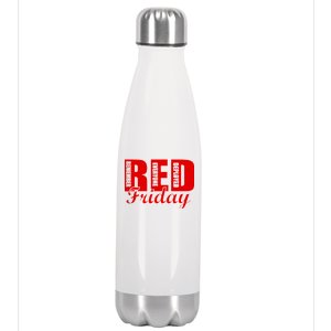 Red Friday Stainless Steel Insulated Water Bottle