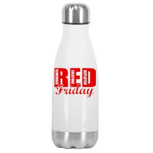 Red Friday Stainless Steel Insulated Water Bottle