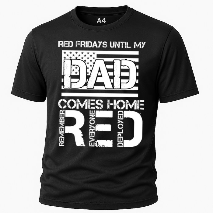 RED Friday Day Unitl My Dad Comes Home Performance Shirt
