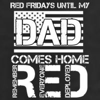 RED Friday Day Unitl My Dad Comes Home Beanie