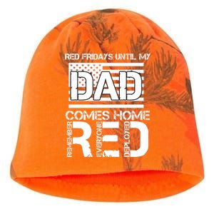 RED Friday Day Unitl My Dad Comes Home Kati - Camo Knit Beanie