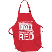 RED Friday Day Unitl My Dad Comes Home Apron