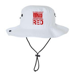 RED Friday Day Unitl My Dad Comes Home Legacy Cool Fit Booney Bucket Hat