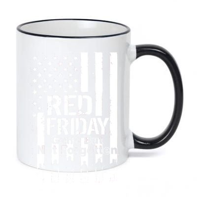 Red Friday Gone But Not Forgotten 11oz Black Color Changing Mug