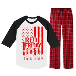 Red Friday Gone But Not Forgotten Raglan Sleeve Pajama Set