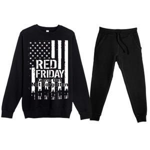 Red Friday Gone But Not Forgotten Premium Crewneck Sweatsuit Set