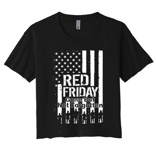 Red Friday Gone But Not Forgotten Crop Top