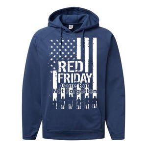 Red Friday Gone But Not Forgotten Performance Fleece Hoodie