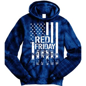 Red Friday Gone But Not Forgotten Tie Dye Hoodie