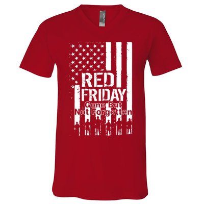 Red Friday Gone But Not Forgotten V-Neck T-Shirt