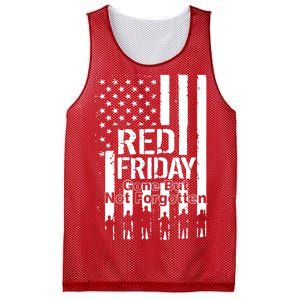 Red Friday Gone But Not Forgotten Mesh Reversible Basketball Jersey Tank