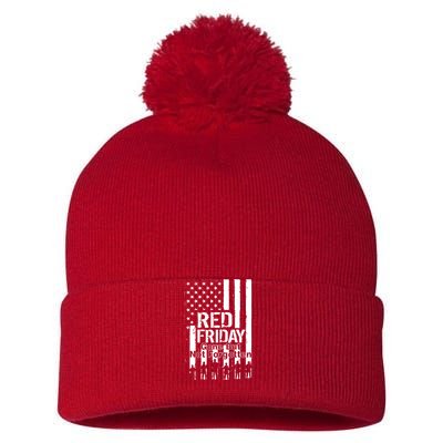 Red Friday Gone But Not Forgotten Pom Pom 12in Knit Beanie