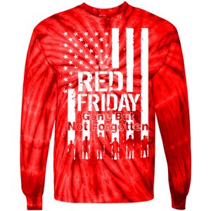 Red Friday Gone But Not Forgotten Tie-Dye Long Sleeve Shirt