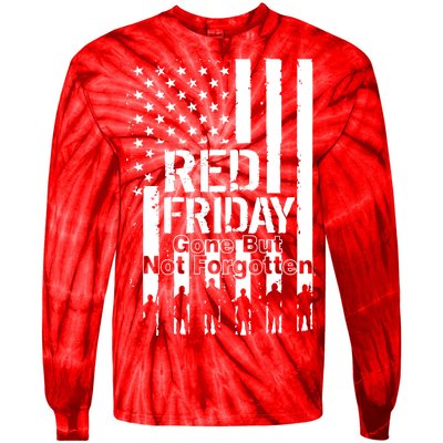 Red Friday Gone But Not Forgotten Tie-Dye Long Sleeve Shirt