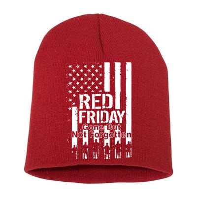 Red Friday Gone But Not Forgotten Short Acrylic Beanie