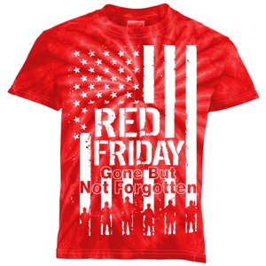 Red Friday Gone But Not Forgotten Kids Tie-Dye T-Shirt