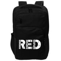 Red Friday Remember Everyone Deployed Impact Tech Backpack