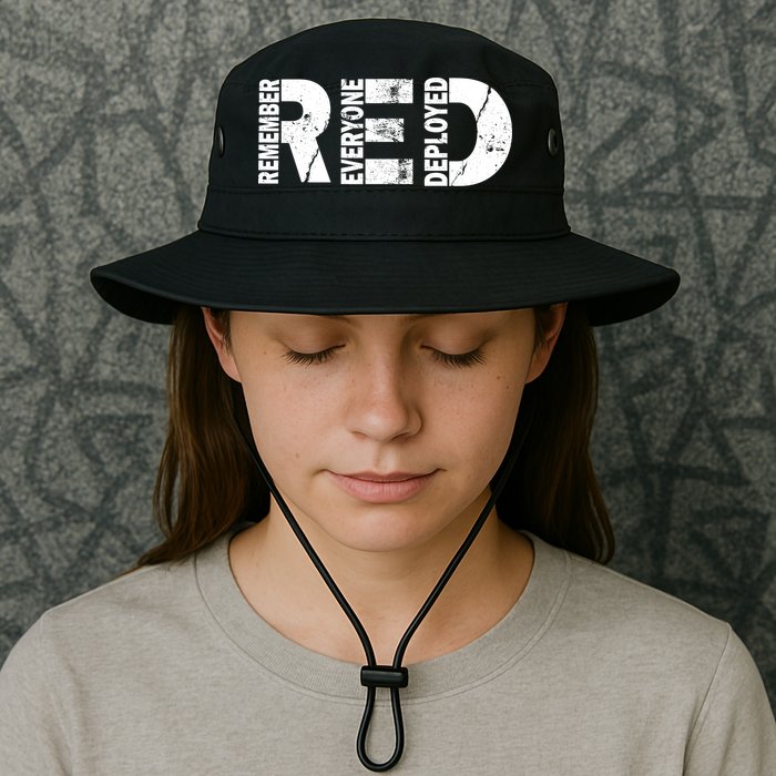 Red Friday Remember Everyone Deployed Bucket Hat