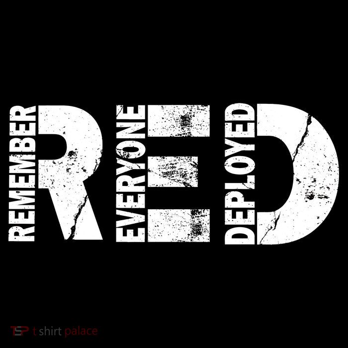 Red Friday Remember Everyone Deployed Youth Performance Sprint T-Shirt