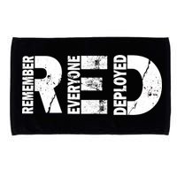 Red Friday Remember Everyone Deployed Microfiber Hand Towel