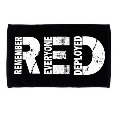 Red Friday Remember Everyone Deployed Microfiber Hand Towel