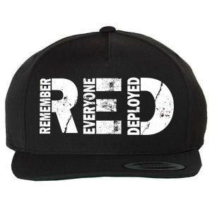 Red Friday Remember Everyone Deployed Wool Snapback Cap