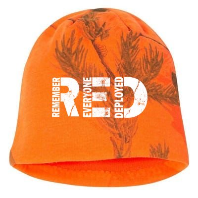 Red Friday Remember Everyone Deployed Kati - Camo Knit Beanie