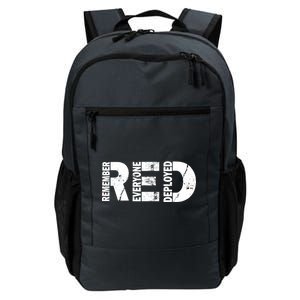 Red Friday Remember Everyone Deployed Daily Commute Backpack