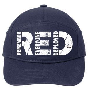 Red Friday Remember Everyone Deployed 7-Panel Snapback Hat