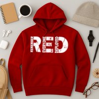 Red Friday Remember Everyone Deployed Hoodie