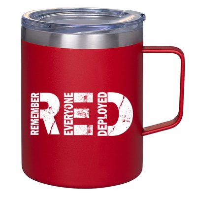 Red Friday Remember Everyone Deployed 12oz Stainless Steel Coffee Mug
